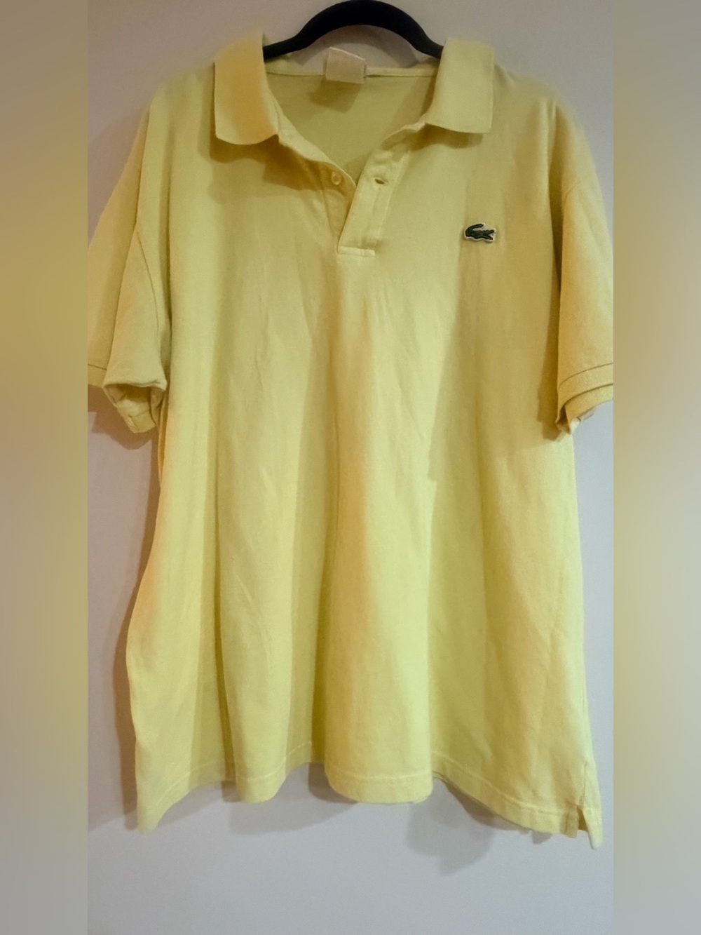 Lacoste Yellow Polo Shirt